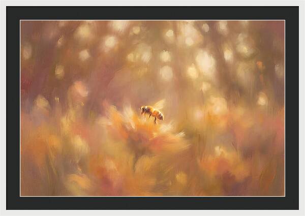 Bee Among Blossoms