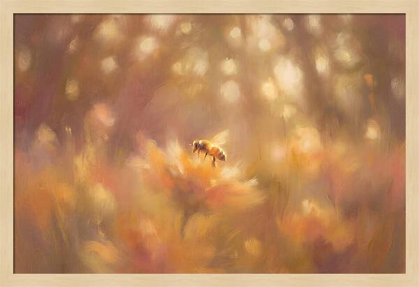 Bee Among Blossoms