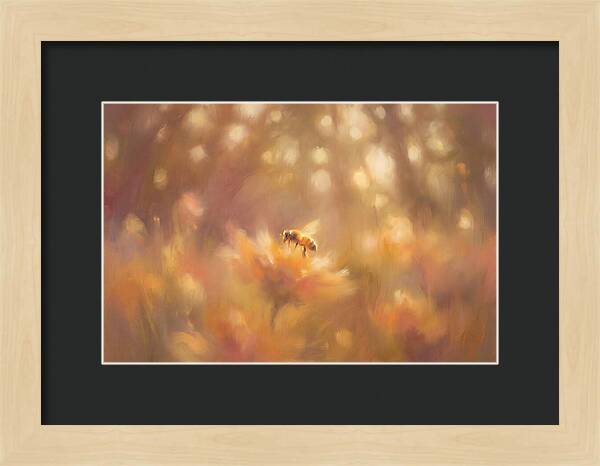 Bee Among Blossoms
