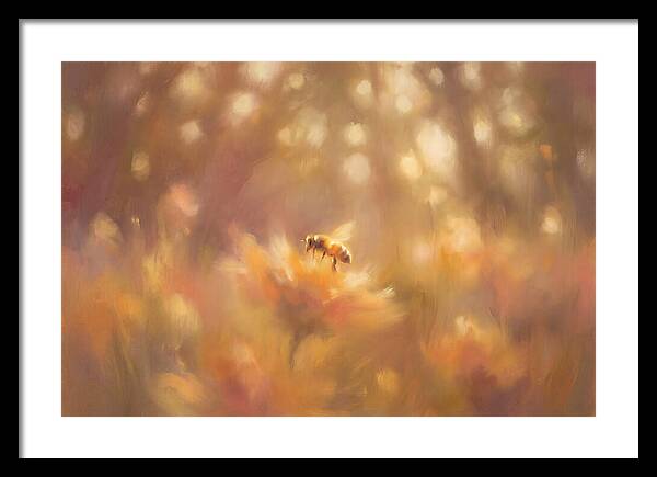 Bee Among Blossoms