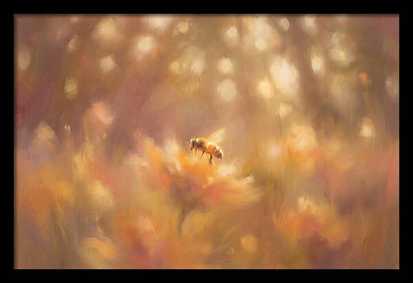 Bee Among Blossoms