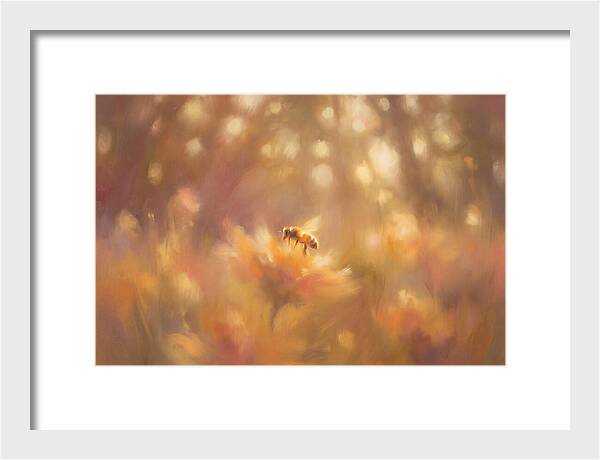 Bee Among Blossoms