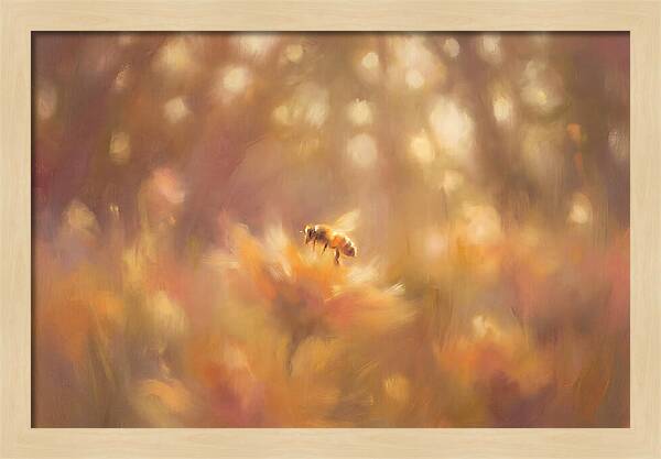 Bee Among Blossoms
