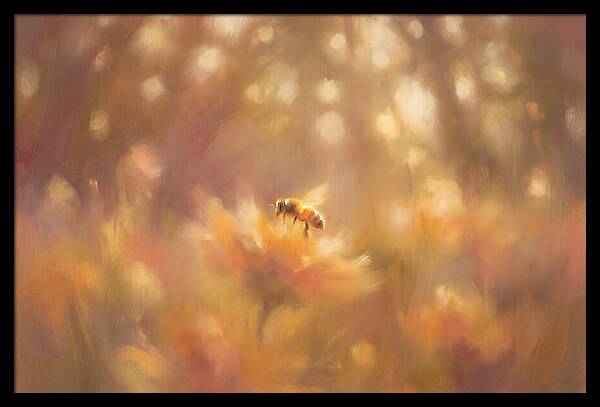 Bee Among Blossoms