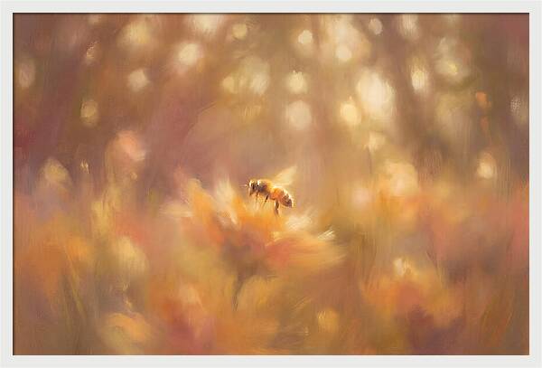 Bee Among Blossoms