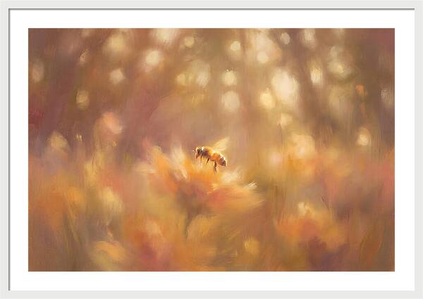 Bee Among Blossoms
