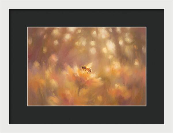 Bee Among Blossoms