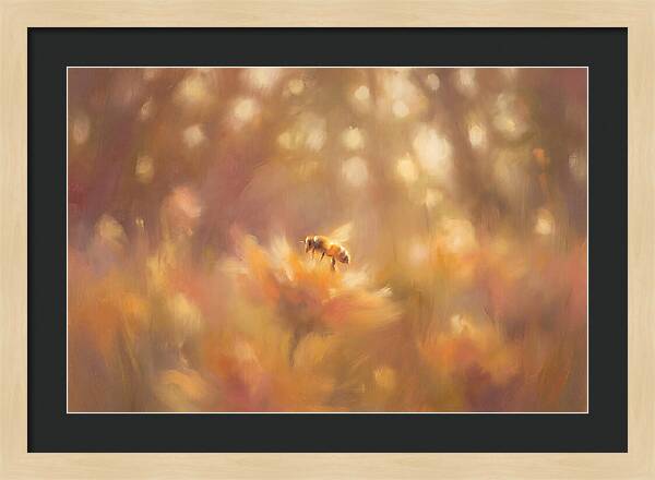 Bee Among Blossoms