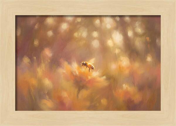 Bee Among Blossoms