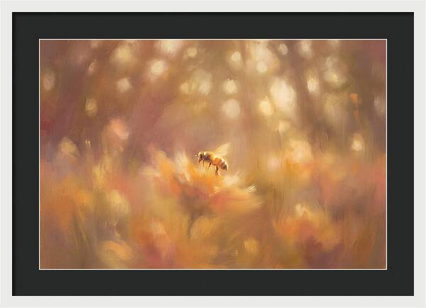 Bee Among Blossoms
