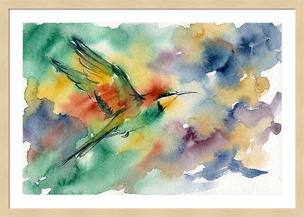Bee Eater In Flight