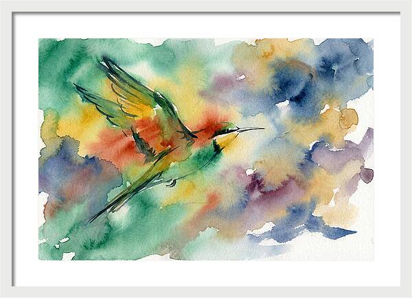 Bee Eater In Flight