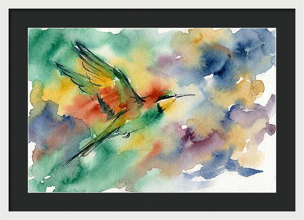 Bee Eater In Flight