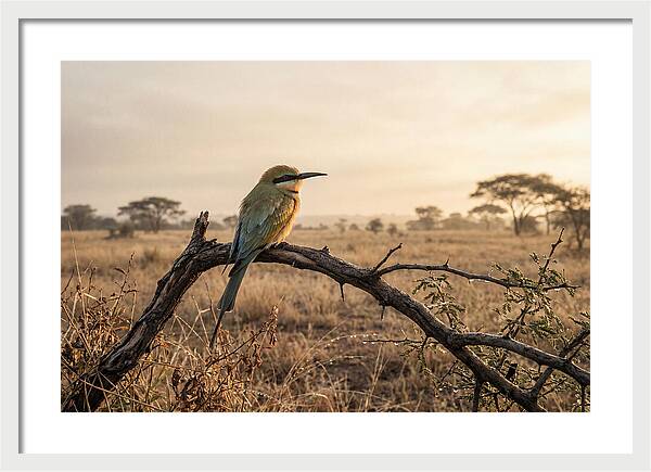 Bee Eater Perched At Dawn