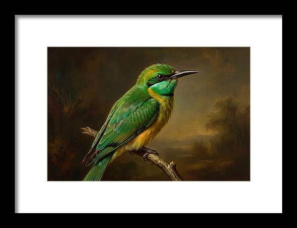 Bee Eater Perched Elegantly