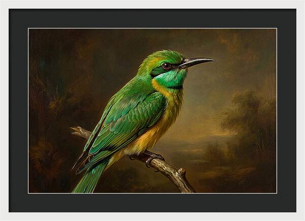 Bee Eater Perched Elegantly