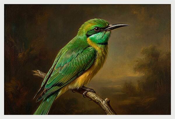 Bee Eater Perched Elegantly