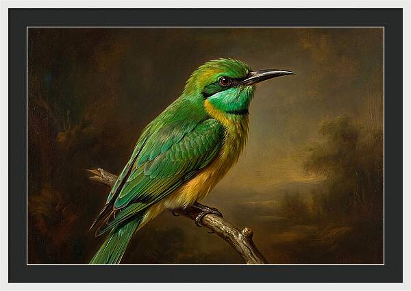 Bee Eater Perched Elegantly