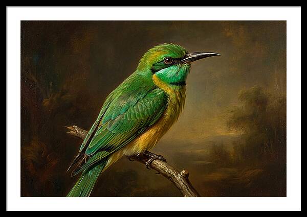 Bee Eater Perched Elegantly