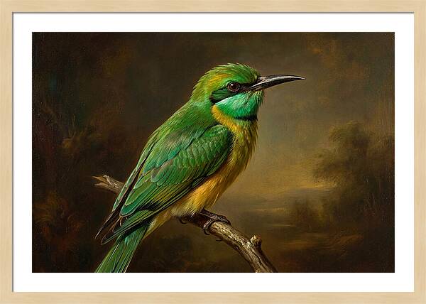 Bee Eater Perched Elegantly