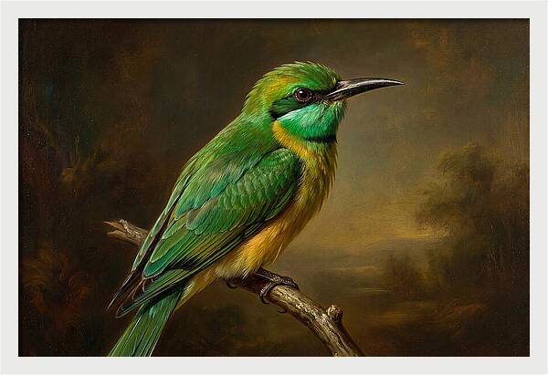 Bee Eater Perched Elegantly