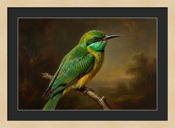 Bee Eater Perched Elegantly