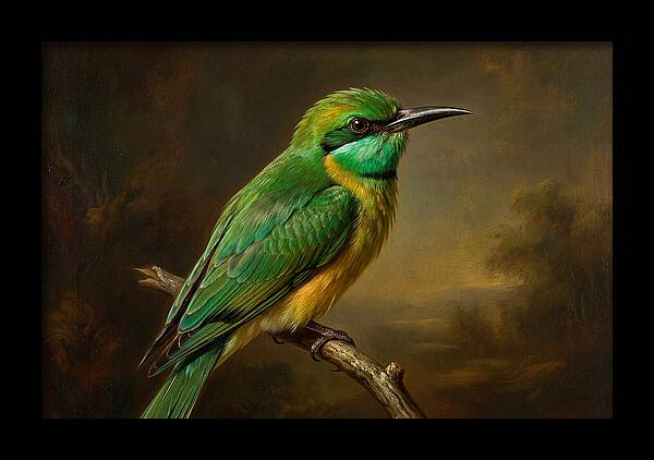 Bee Eater Perched Elegantly