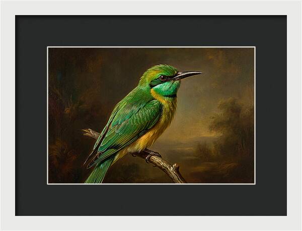 Bee Eater Perched Elegantly