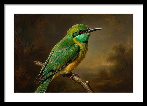 Bee Eater Perched Elegantly