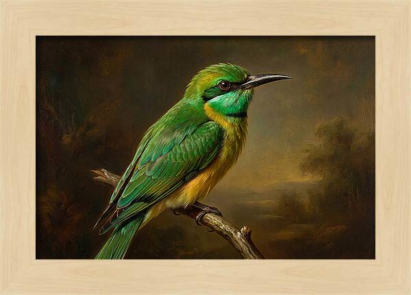 Bee Eater Perched Elegantly