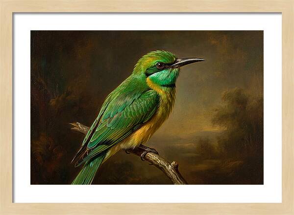 Bee Eater Perched Elegantly