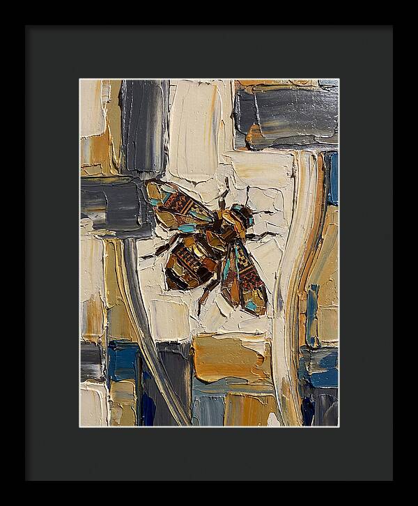 Bee In Abstract Harmony