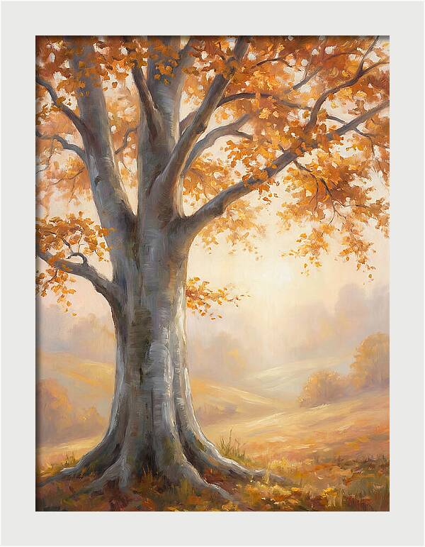 Beech Tree In Autumn