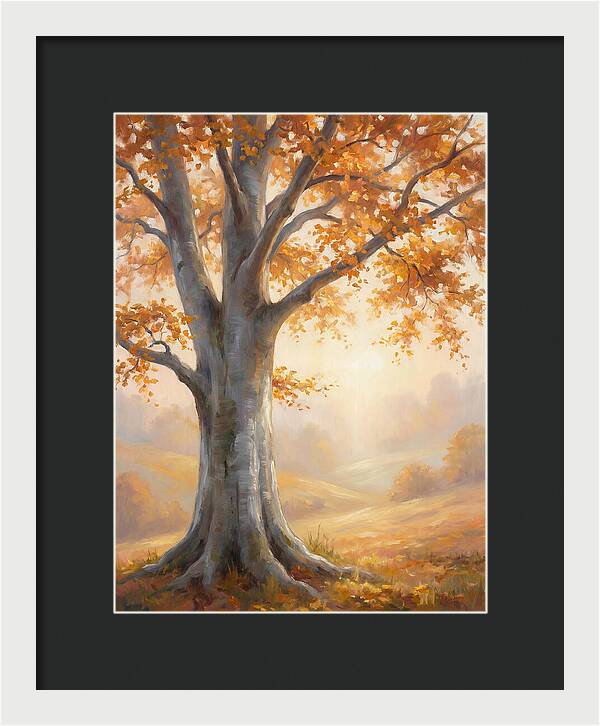 Beech Tree In Autumn