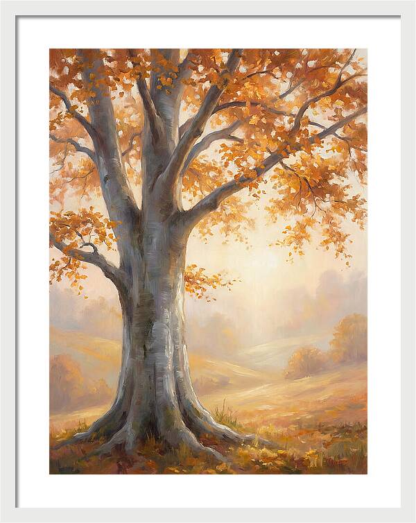Beech Tree In Autumn