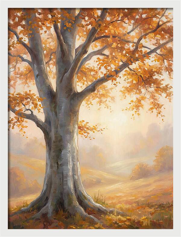 Beech Tree In Autumn