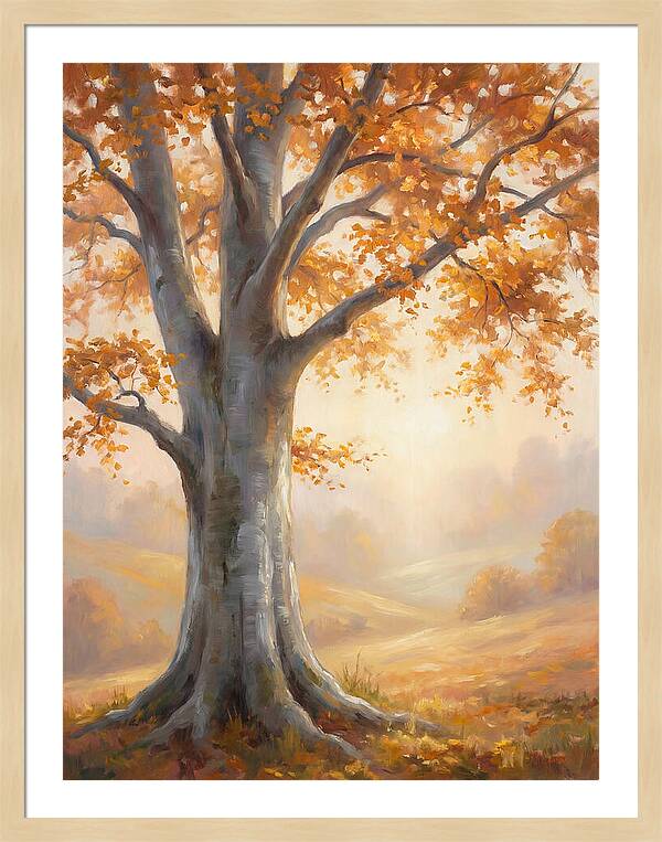 Beech Tree In Autumn