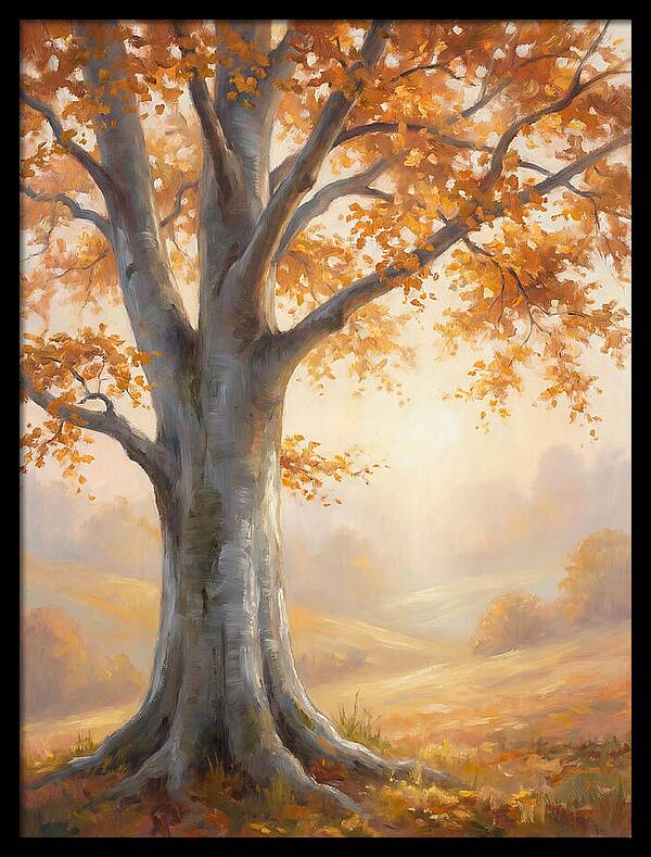 Beech Tree In Autumn