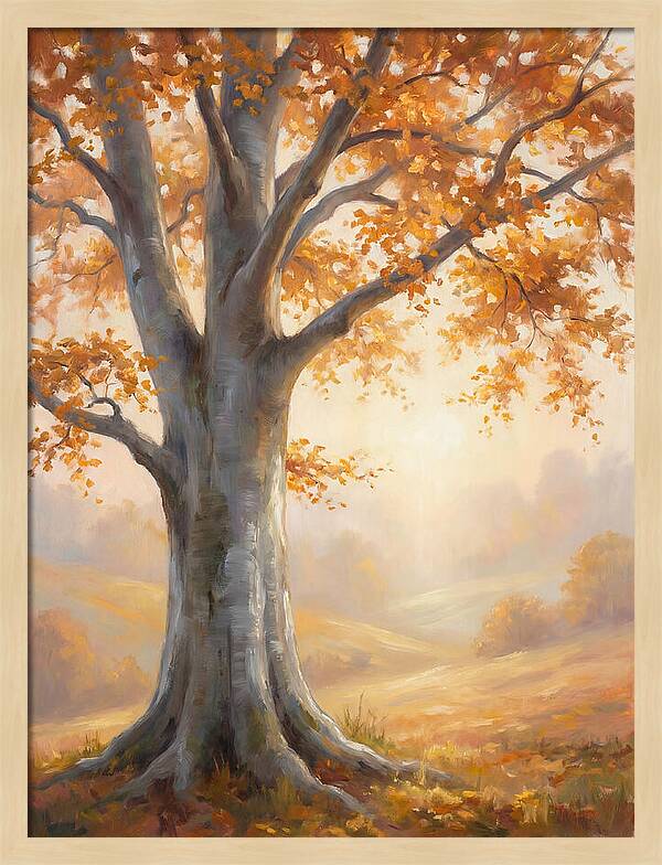 Beech Tree In Autumn