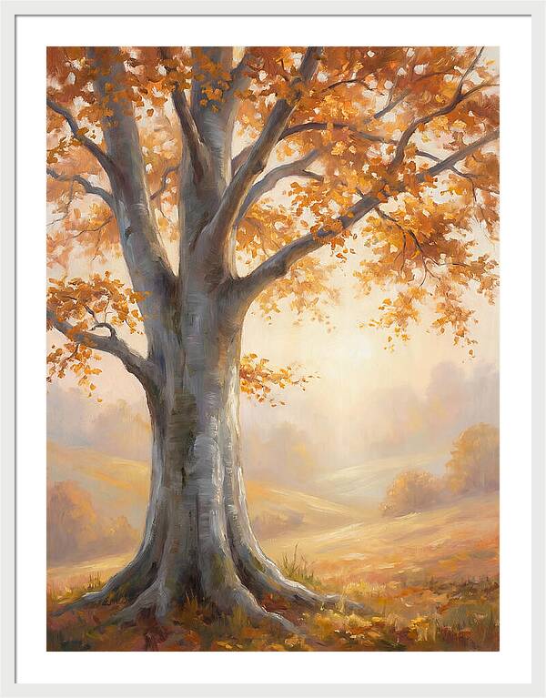 Beech Tree In Autumn