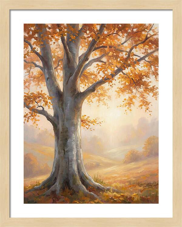 Beech Tree In Autumn