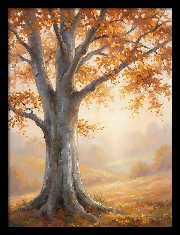 Beech Tree In Autumn