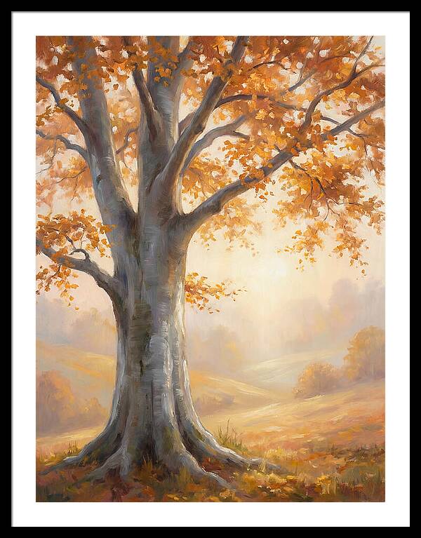 Beech Tree In Autumn