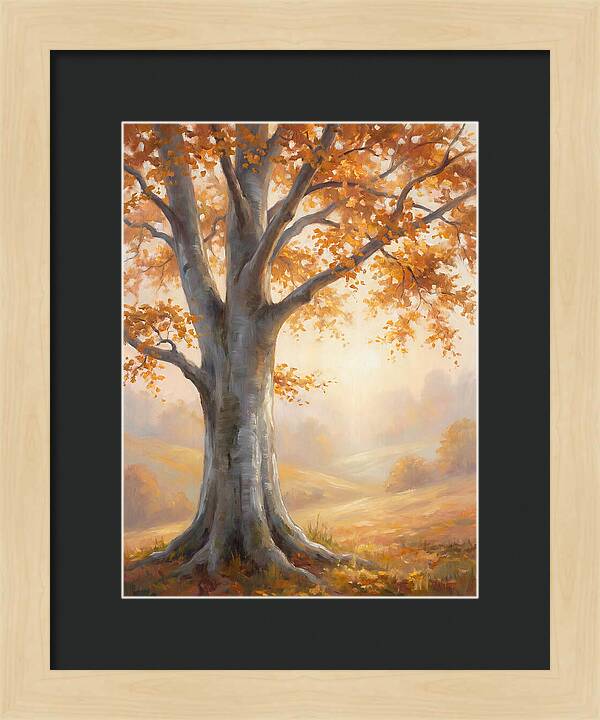 Beech Tree In Autumn