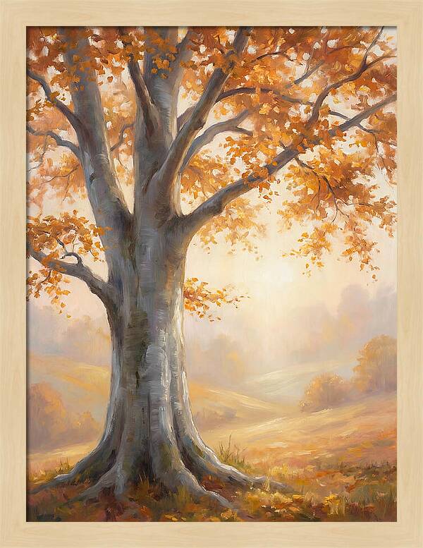 Beech Tree In Autumn