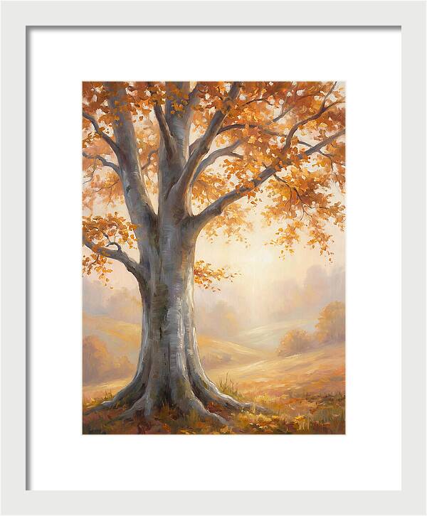 Beech Tree In Autumn