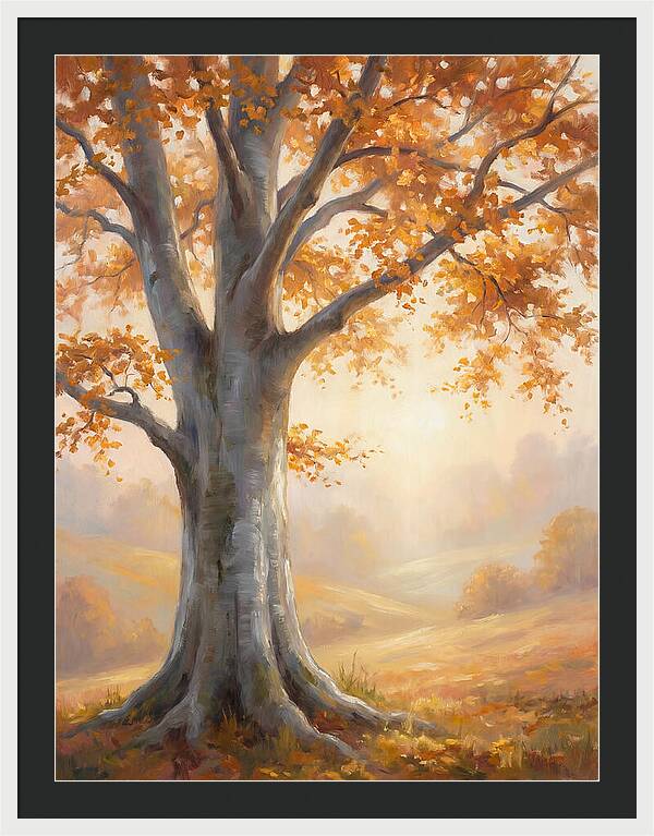 Beech Tree In Autumn