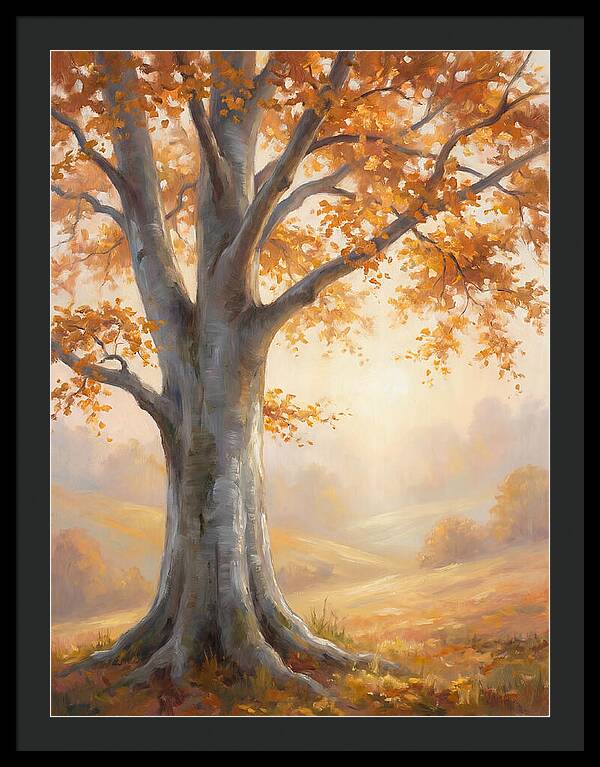 Beech Tree In Autumn