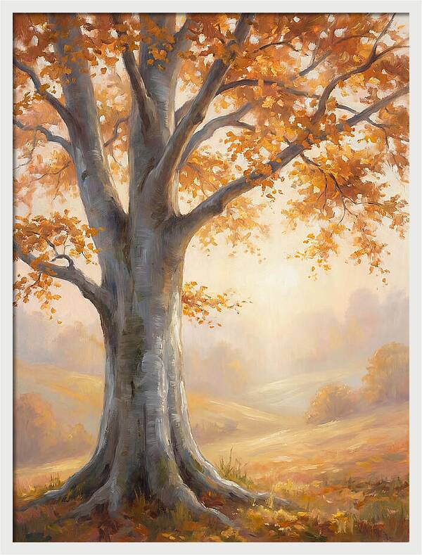 Beech Tree In Autumn