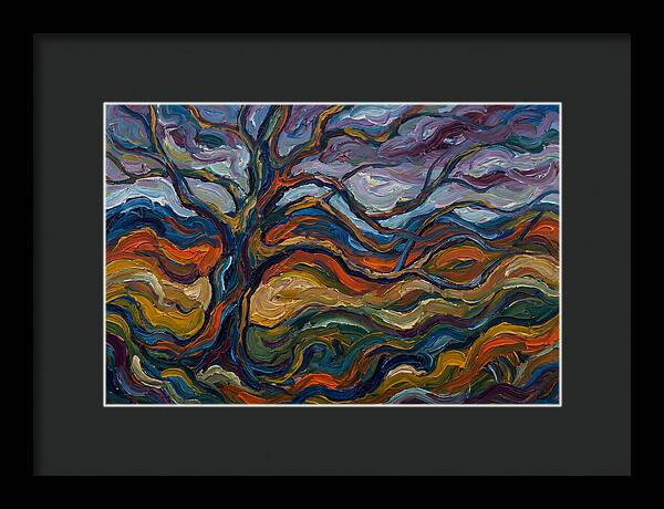 Beech Tree In Expressionist Style